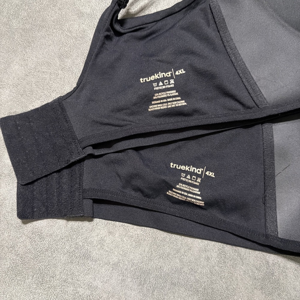 Truekind By Shapermint Supportive Comfort Wireless Shaping Bra 4XL Black Lot - Picture 3 of 5
